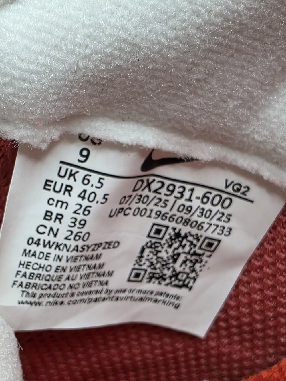 Nike Waffle Debut Vintage Women's Size 9. Adobe/Sail/Coconut Milk - Picture 7 of 9